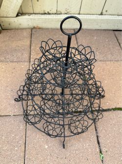 Black Cupcake Holder (Holds 24) 17 in Tall, Like Brand New Decor Event/Weddings