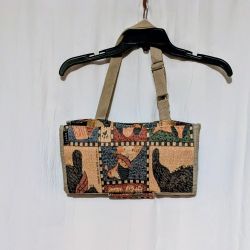 Bag On Wheels Fold S Up Patchwork Tote Shopping Bag 26" Length