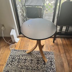 Small Black Side Table 