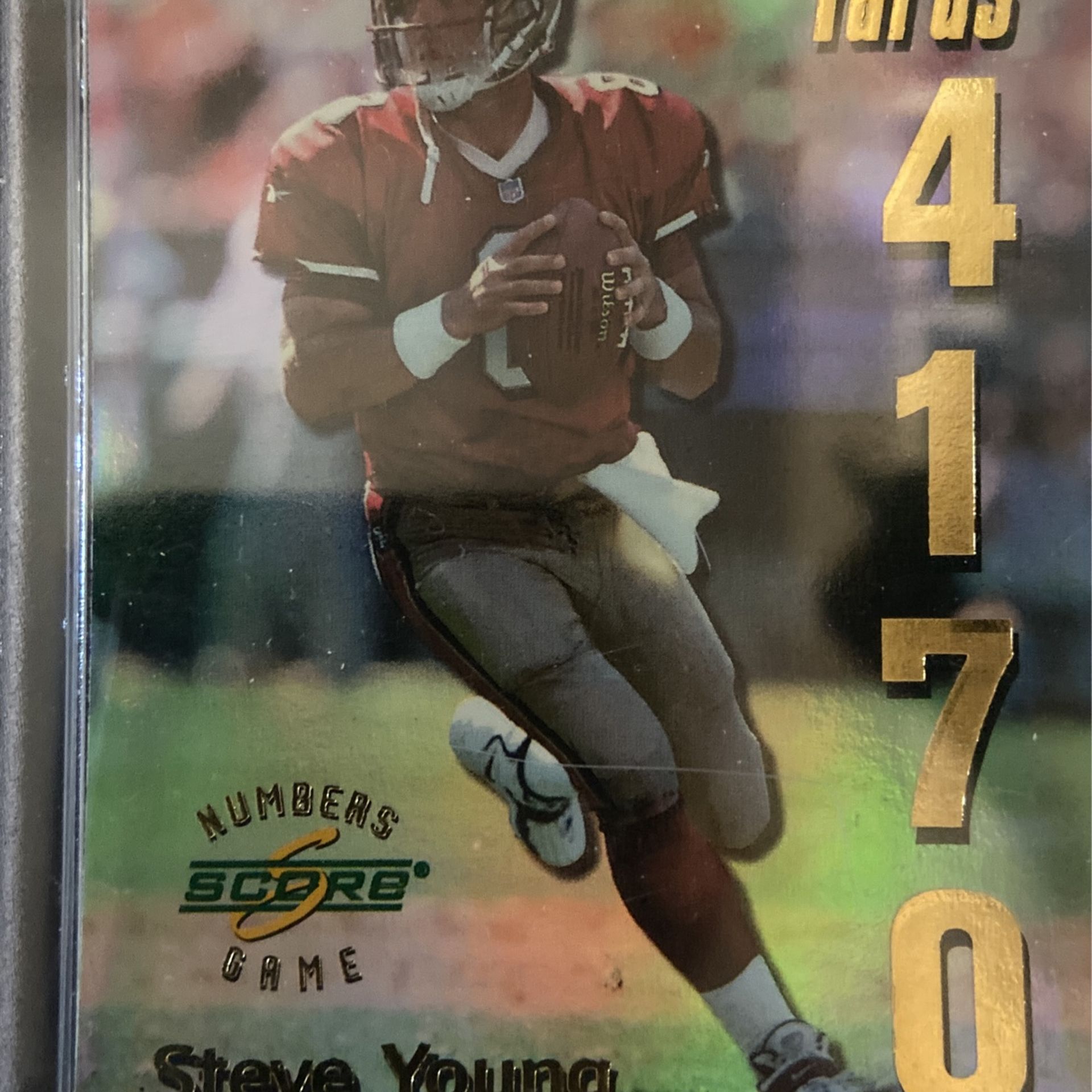 49ers Steve Young Rare Score Passing Yards Insert Card #/4,170 🔥