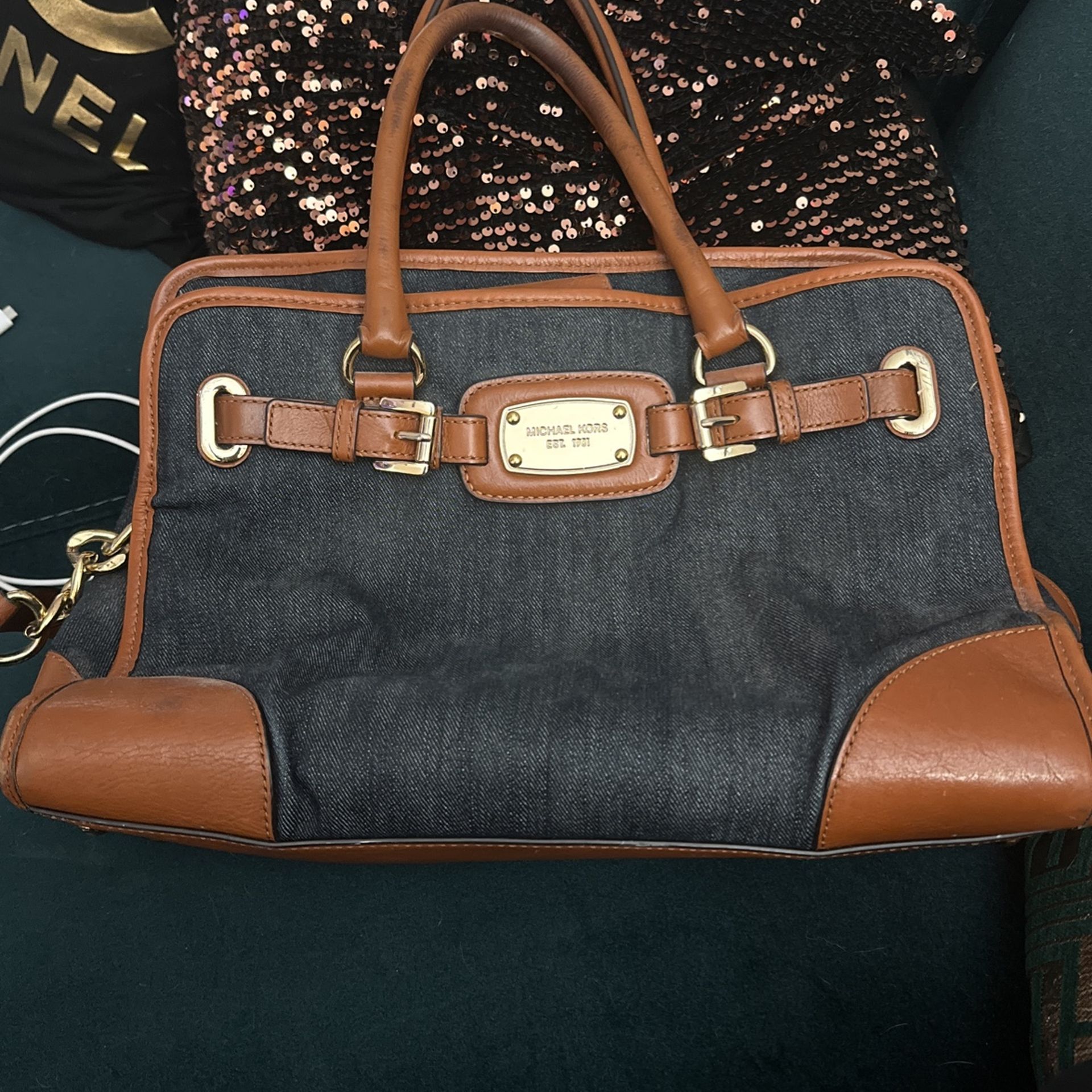 authentic MICHAEL KORS DENIM bag! Great Condition