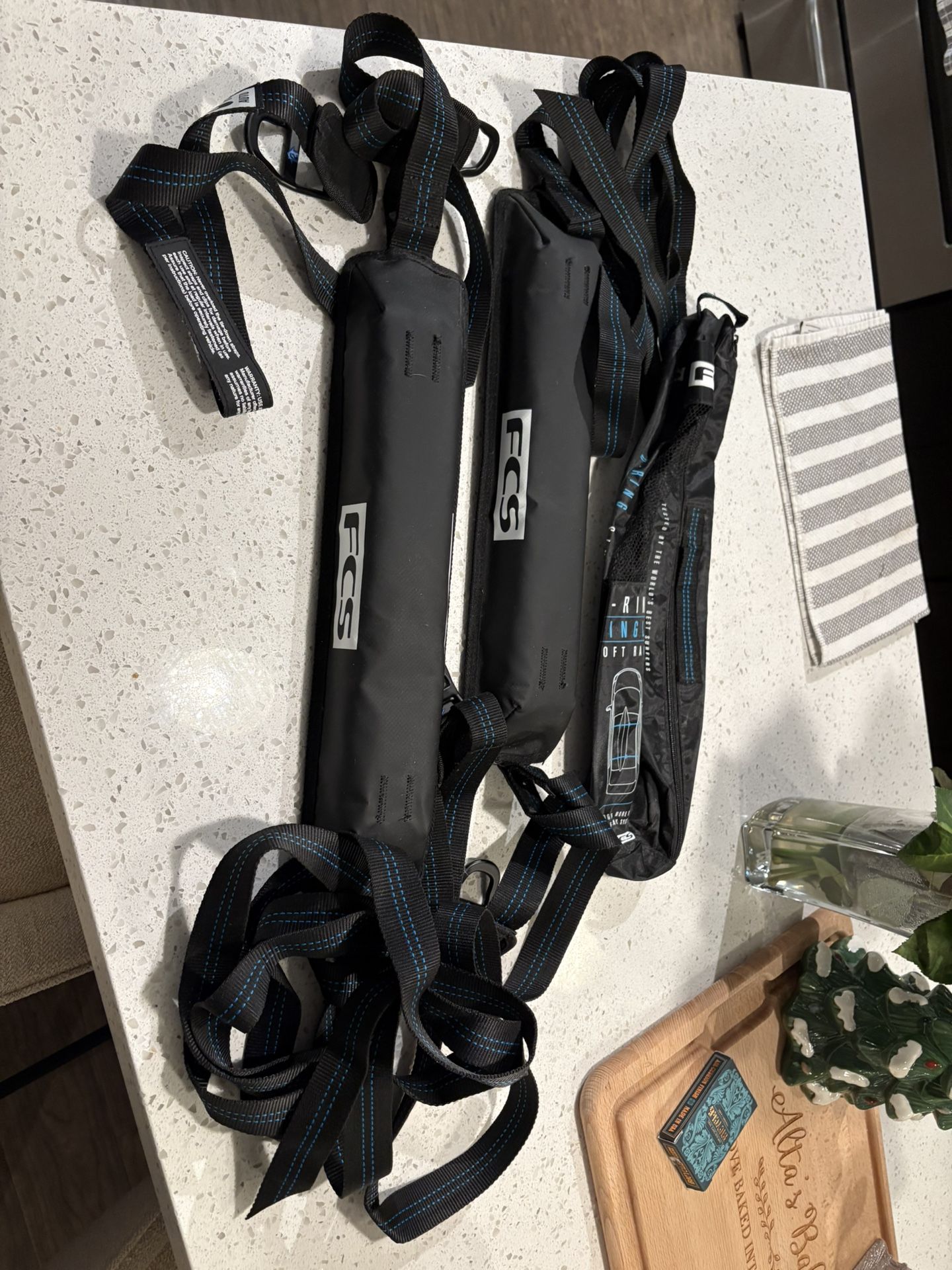 FCS D-Ring Single Surfboard Soft Rack