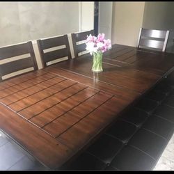 Wood Dining Room Table 