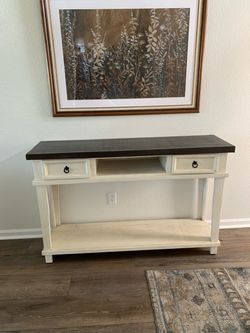 Wood Entryway Table