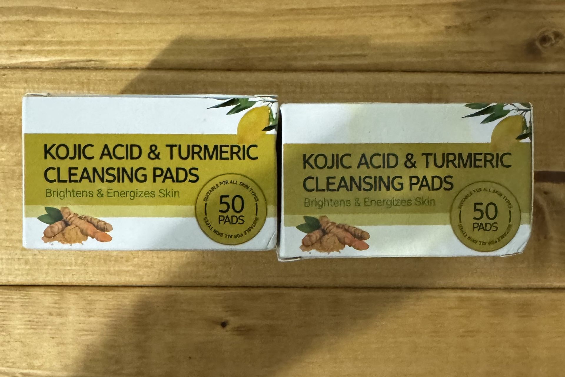 Kojic Acid & Turmeric Cleansing Pads - 100 Pads