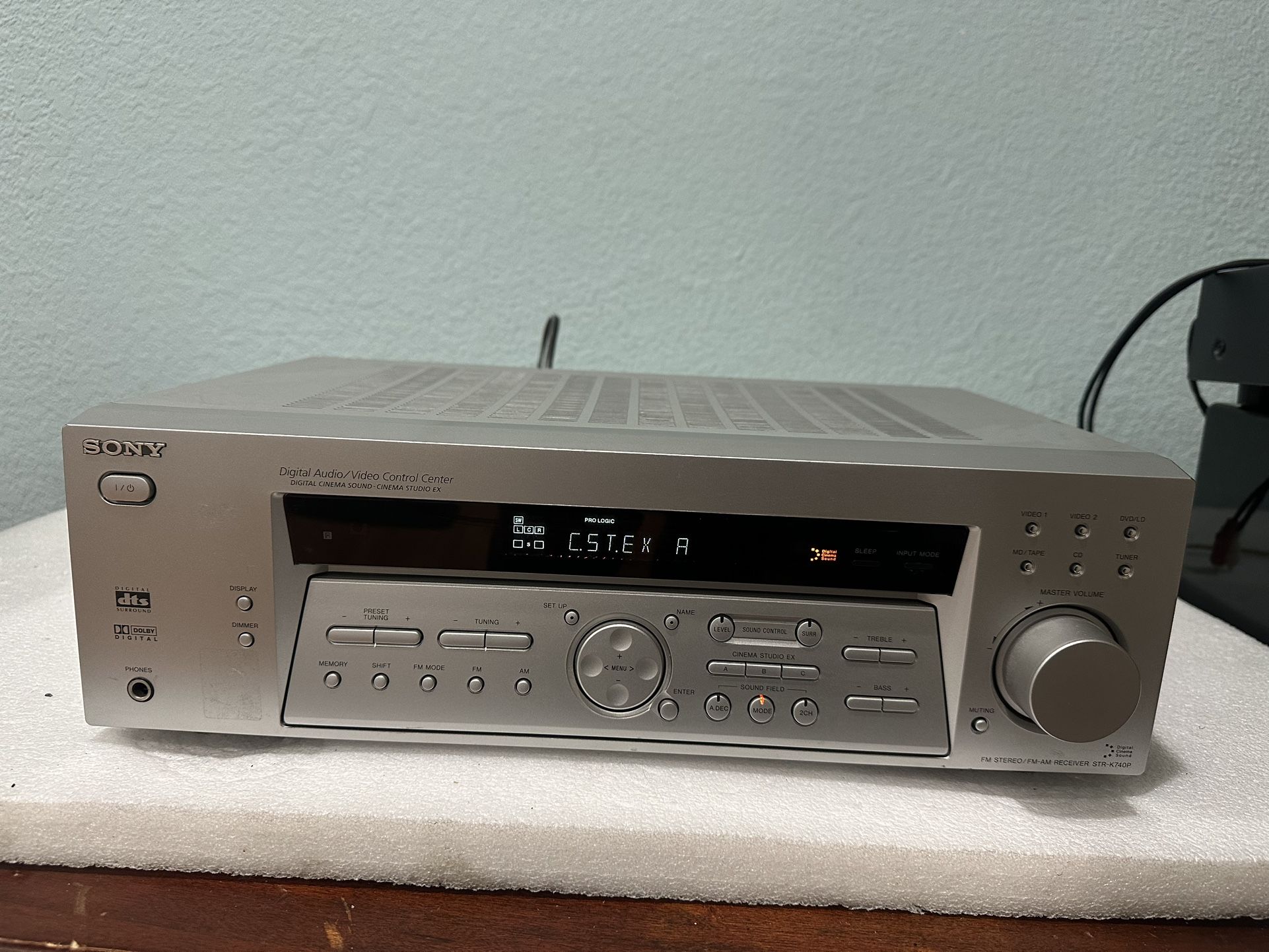 SONY STR-K740P AM/FM STEREO AV RECEIVER