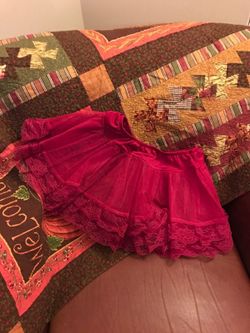 Red Petticoat Adult Medium