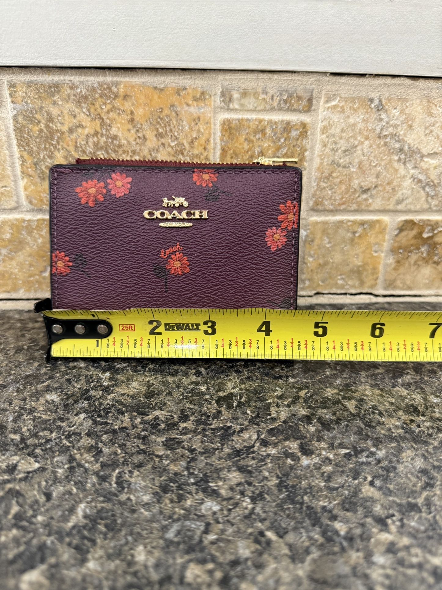 Coach Burgundy Wallet