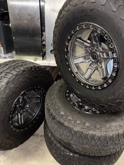 Truck Wheels and Tires Set