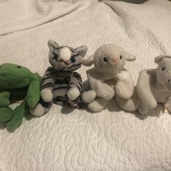 4 TY Beanie Babies