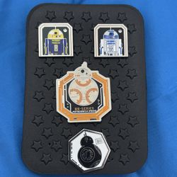 Star Wars Themed Disney Pin trading Set 