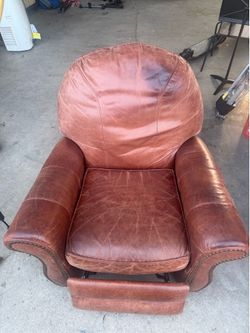 Leather couch