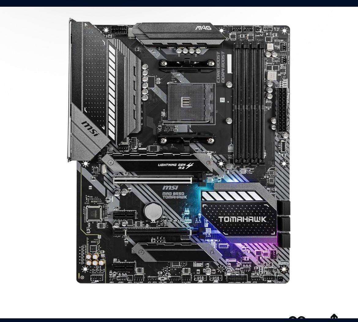 MSI Motherboard b550 tomahawk New