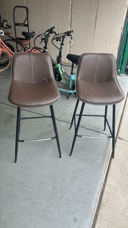 Bar height, stools