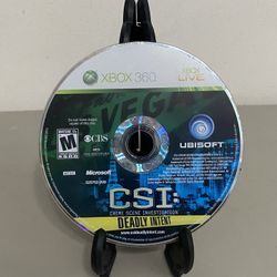 Microsoft Xbox 360 CSI: Crime Scene Investigation - Deadly Intent Game