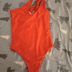 CUTE ORANGE BODY SUIT