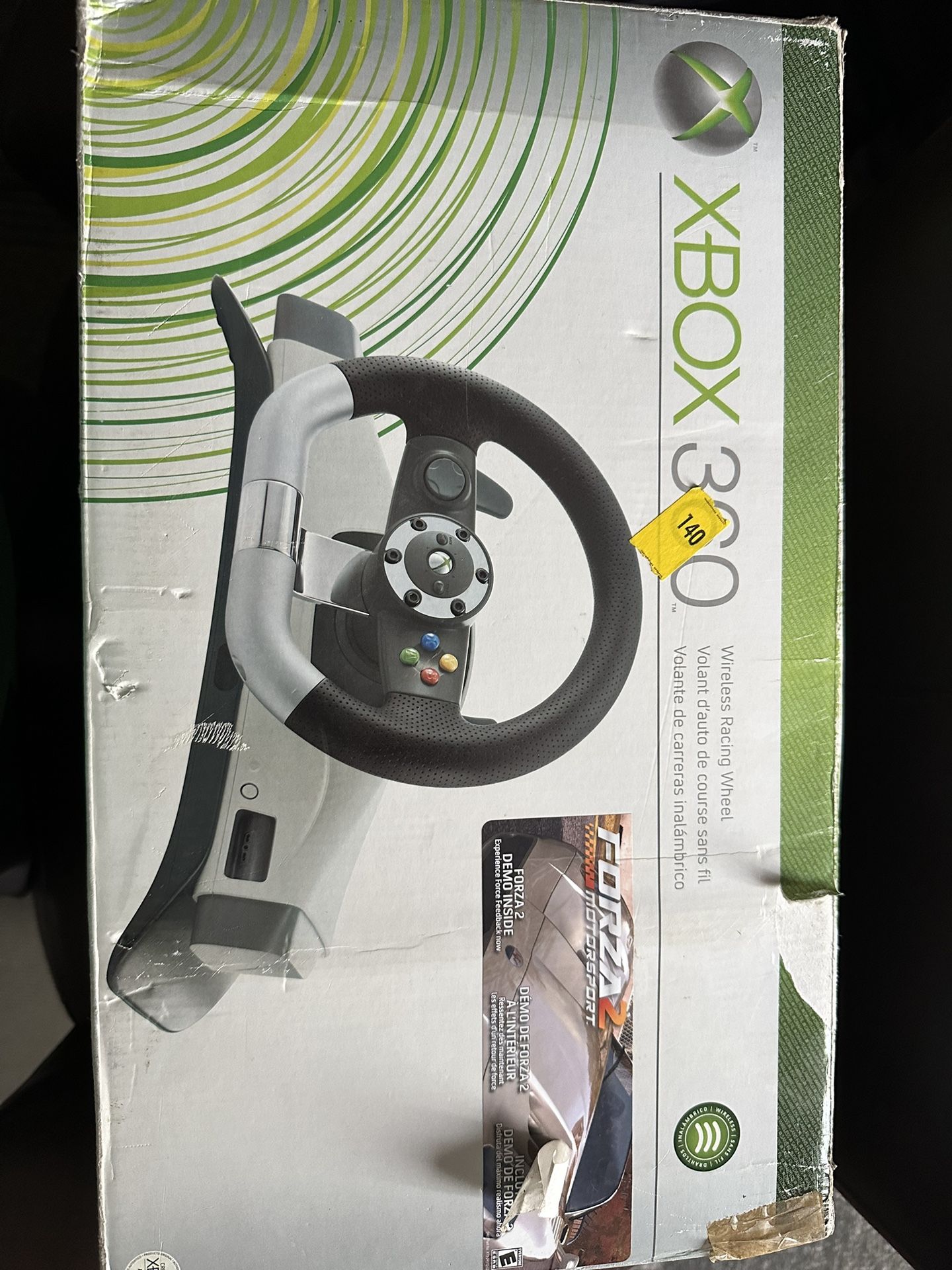 Xbox 360 Wireless steering wheel