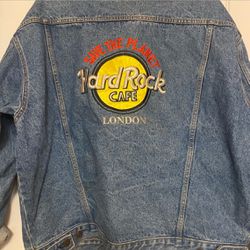 Rare Hard Rock Cafe Jean Jacket London’92