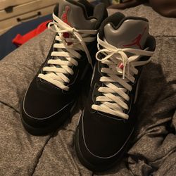 jordan 5 black metallic 