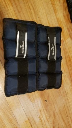 LEG WEIGHTS WEIGHT SET 10 LBS POUNDS WORKOUT JOGGING EXERCISES EQUIPMENT GREAT CONDITION