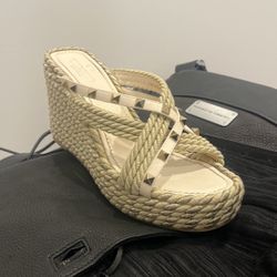 Valentino Wedge Heels  Size 8.5
