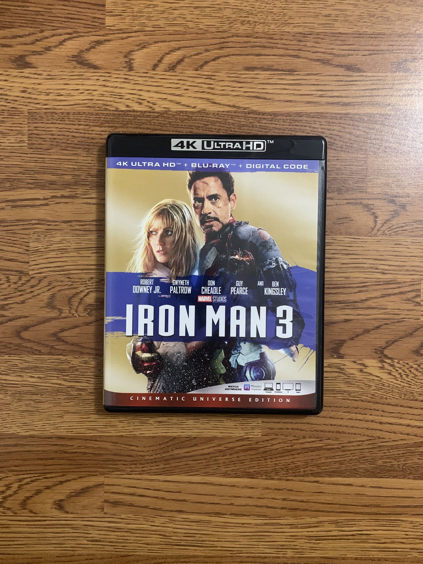 Iron Man 3 4K UHD Blu-ray Combo Pack (4K UHD Blu-ray + Blu-ray)