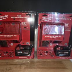 Milwaukee Batteries $100 Each Pack