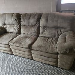 Microfiber Reclining Couch And Bed Frames