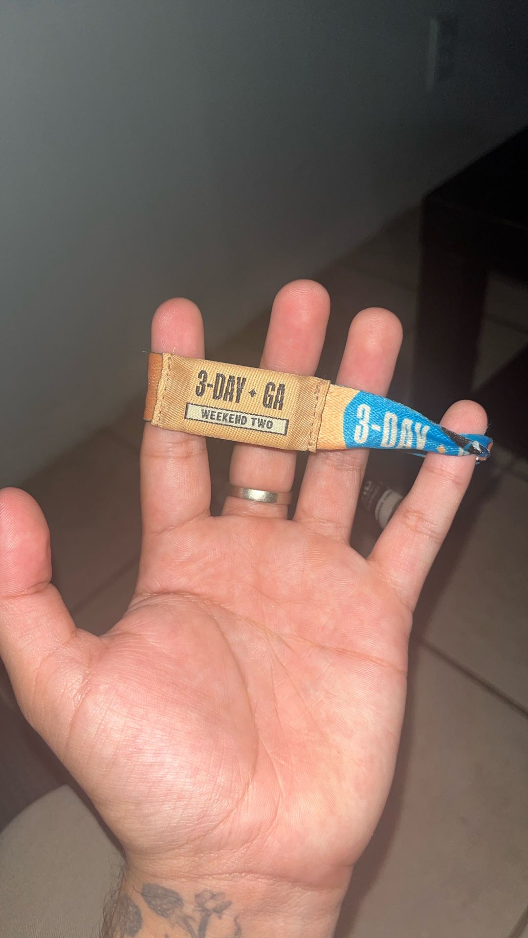 Weeknd 2 Wristband For Sunday