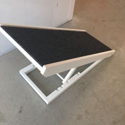 Pet Ramp for Dogs and Cats, Foldable and Height Adjustable with Non-Slip Finish, Pine 35.5" L x 16" W x 24" H, Black Pet Ramp: This pet ramp will help