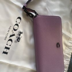 Coach Large Zip Around Wallet -New