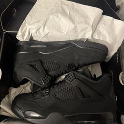 Size 12 - Jordan 4 Black Cat 🐈‍⬛ (2025)