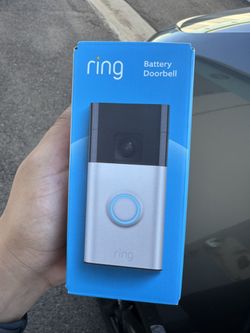 Ring Battery Doorbell Wireless Video New Sealed
