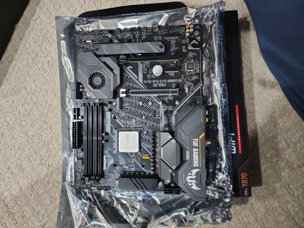 Asus TUF-gaming X570-plus Wifi- And AMD Ryzen 7 3700x