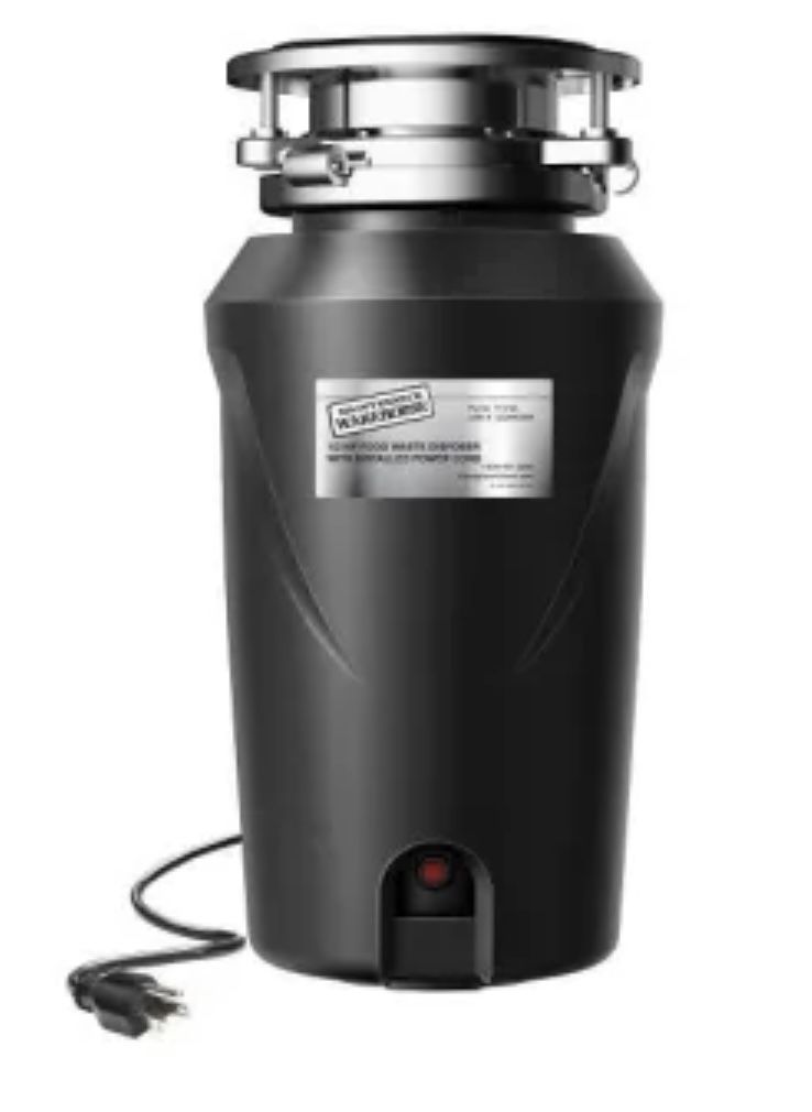 Maintenance Warehouse® 1/2 Hp Garbage Disposal W/ Power Cord