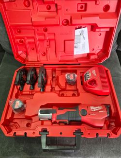 Milwaukee M12 FORCE LOGIC Propress Press Tool Kit w/ CTS Copper Jaws w/ ONE KEY