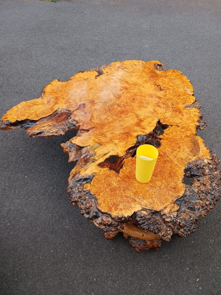 Redwood Burl Tables