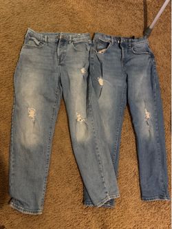 Old Navy Jeans:  2 High-Rise O.G. Straight (SIZE 16 Girls)