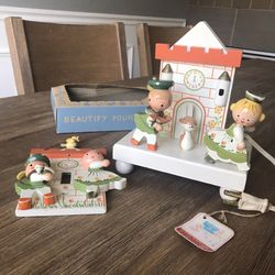 “IRMI” Vintage Nursery night light & Wall Plate