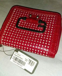 Red Guess wallet