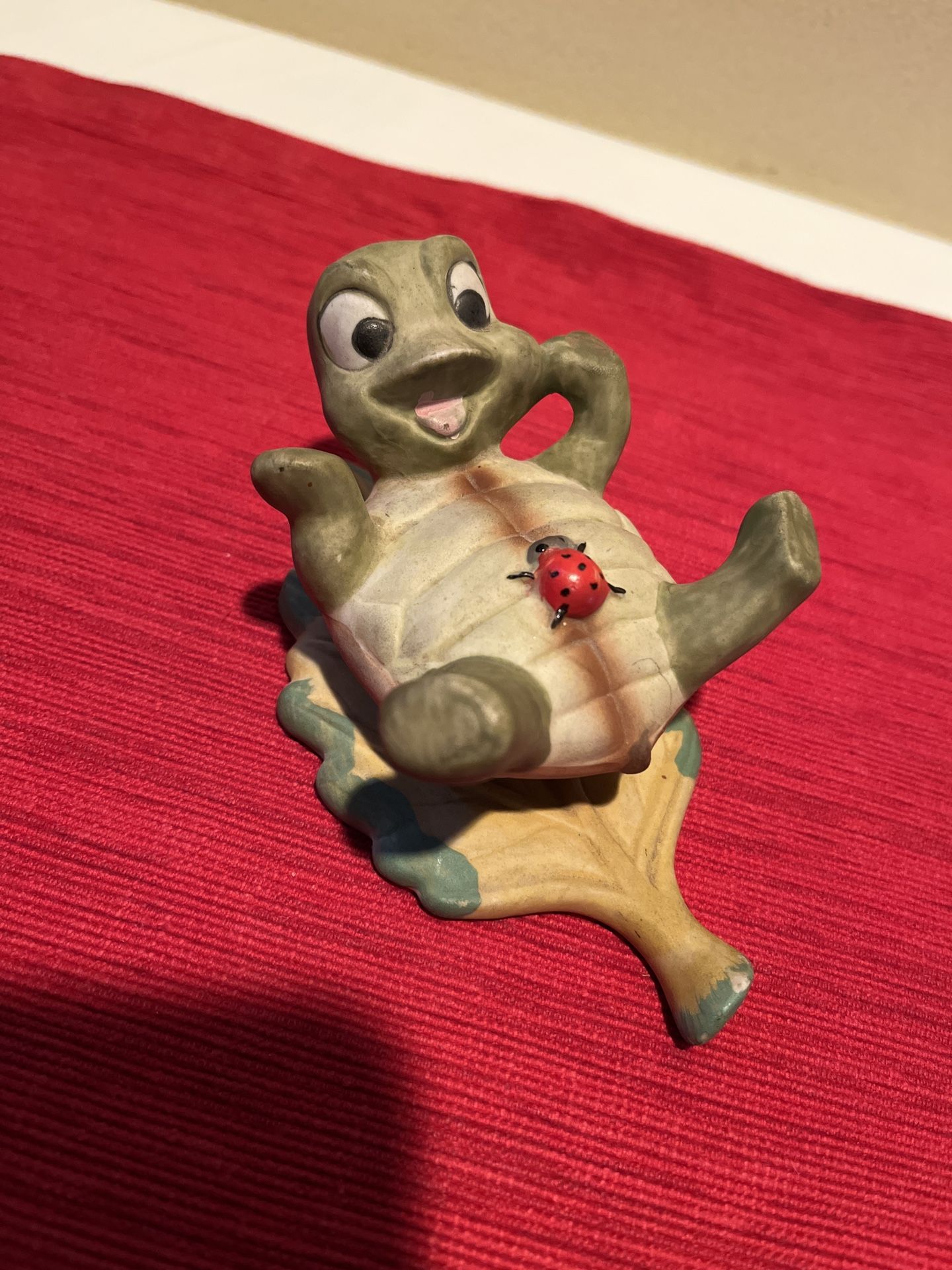 Vintage Homco Ceramic Turtle Figurine