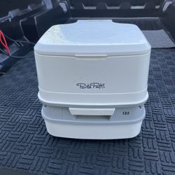Portable toilet for boat and RV camping like brand new