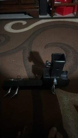 Folding 2” trailer hitch mount shank foldable adapter cargo wheel chair weight capacity:500 lbs