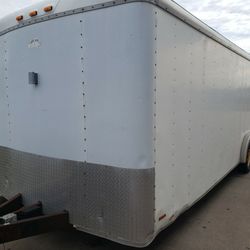 8 X 24 Enclosed Car/equipment Trailer With H.d.tow Hitch