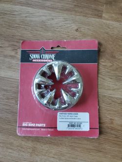 Yamaha Kawasaki Cruisers Vintage Horn Cover 3" And 3 1/4