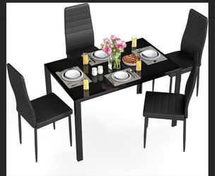 *** BRAND NEW- 5 PIECE KITCHEN TABLE AND CHAIRS ***