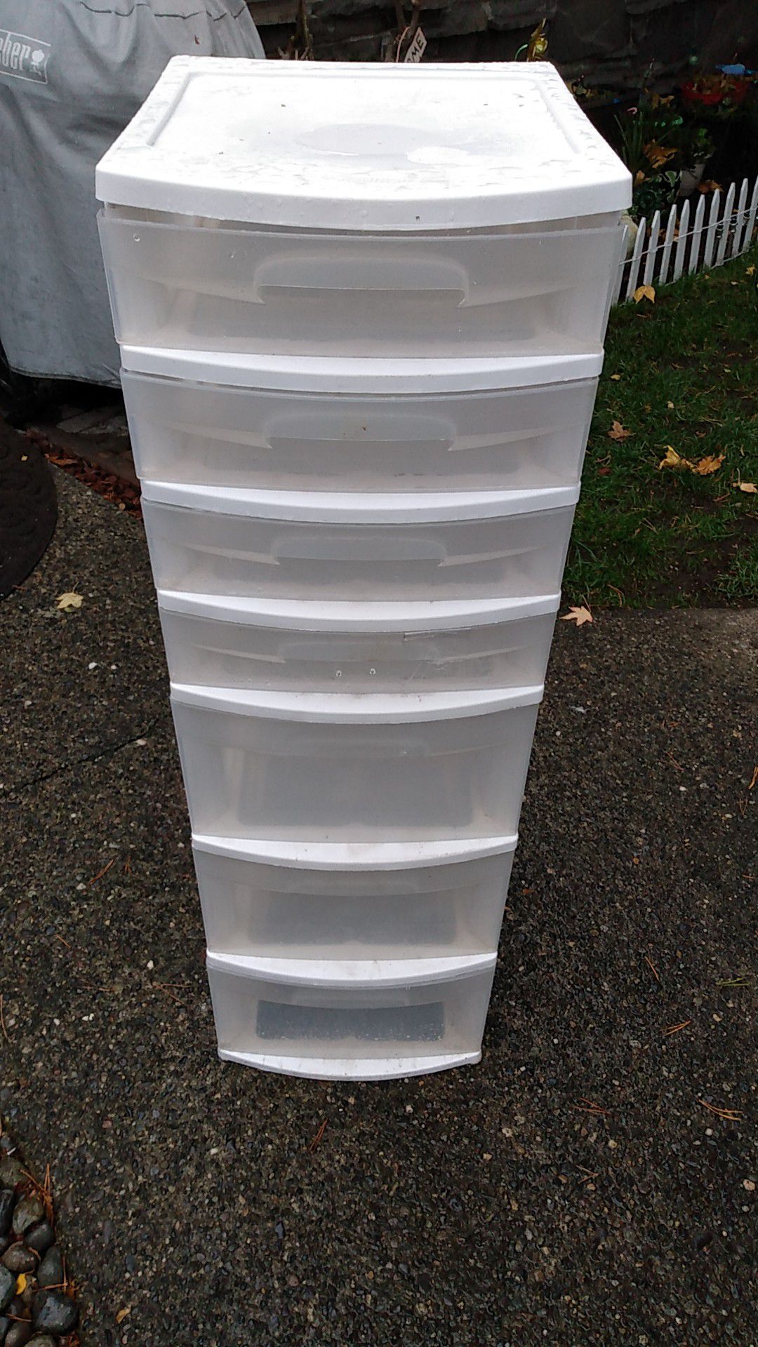 7 drawer plastic organizer