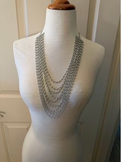 Multi Strand Tiered Necklace - Never Worn
