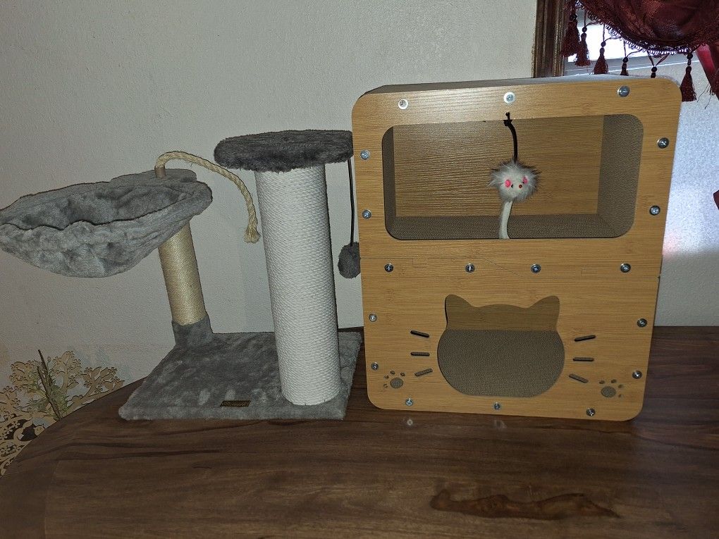 Scratcher And Doble Pet House