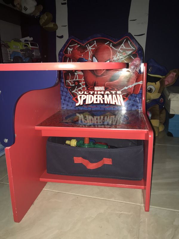 Spider Man Wood Desk Chair For Sale In Pompano Beach Fl Offerup